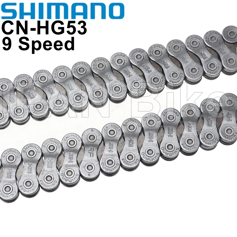 Велосипедные цепи Shimano Alivio CN-HG53 велосипедные 9цепь для скоростного велосипеда HG53