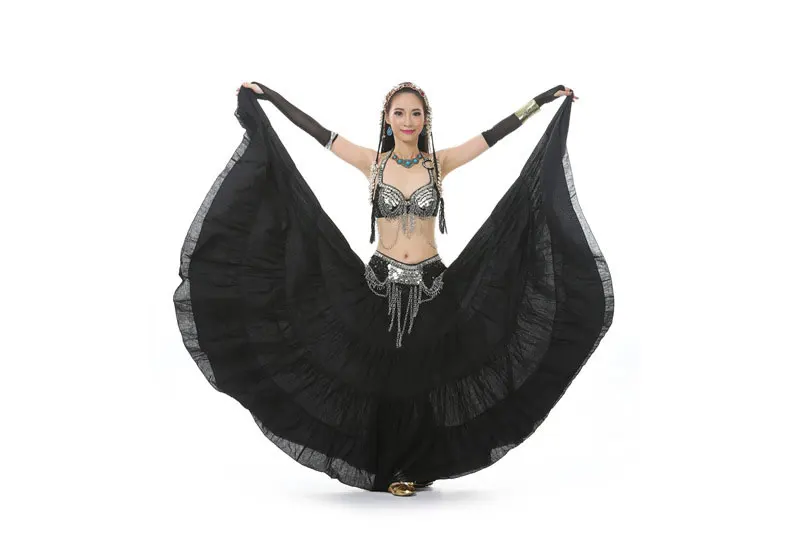 

Long Gypsy Skirt Belly Dance Skirts Women Professional Tribal Belly Dance Skirt 16 Meters Hemline ATS Skirts Dance Wear Adult