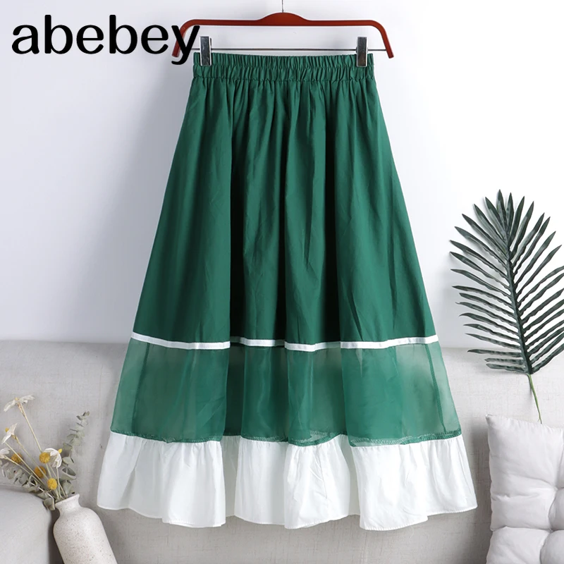 Элегантные плиссированные женские юбки Mi Long Новинка весна лето 2021 уличные макси