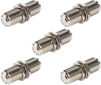 5pcslot uhf so239 female to female jack nut bulkhead panel mount adapter connector straight ff connectors