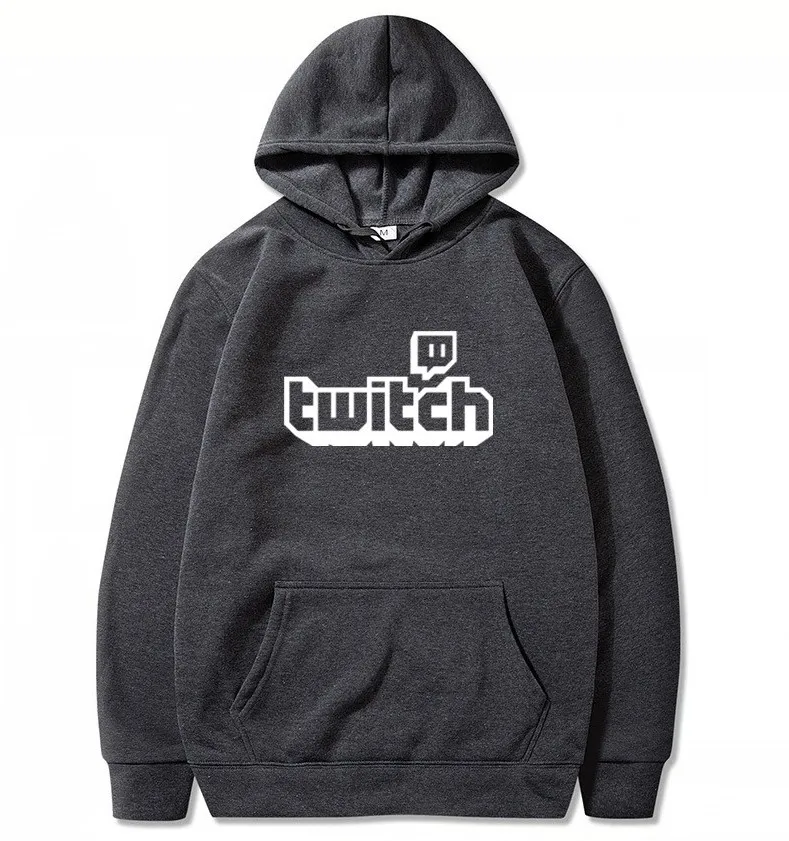Толстовка Twitch Мужская/Женская весна/осень повседневный свитшот худи 0114 | Мужская