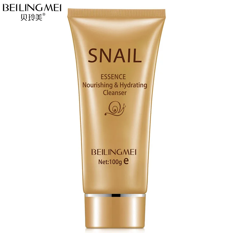 

Snail Cleanser For Face Moisturizing Nourishing Cleaning Facial Care Gentle Non-Irritating Foam Cleansing Remove Dirt Blackheads