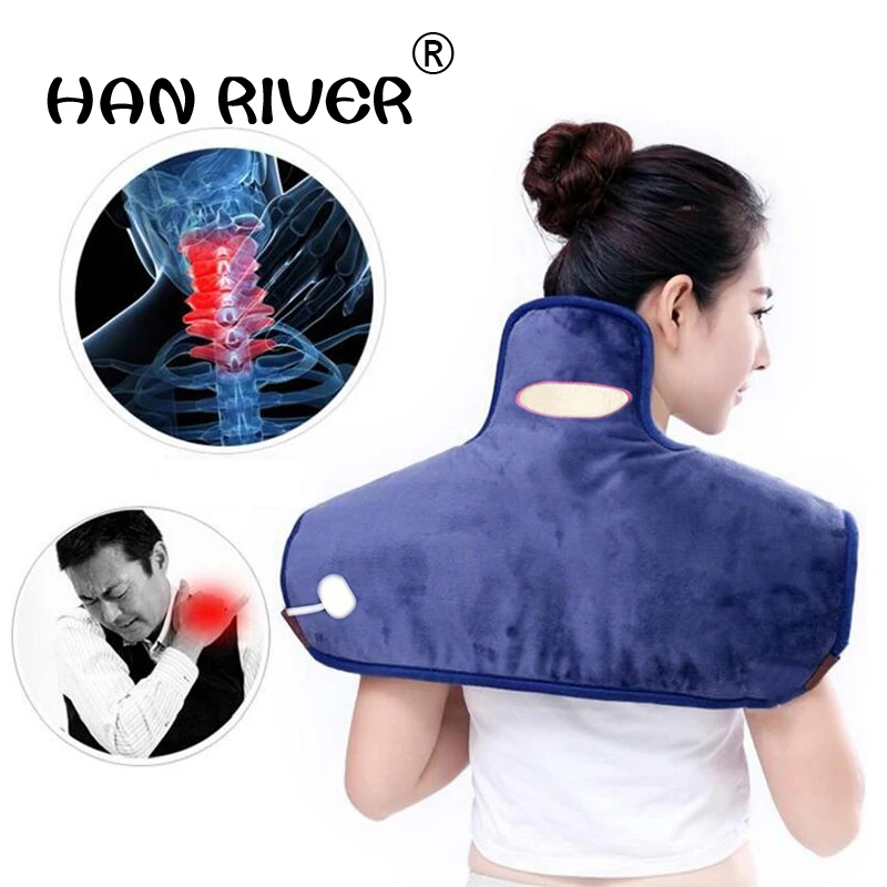HANRIVER Multi-function electric and heat shoulder neck therapy package Sea salt crude salt hot pack electric heating salt bag