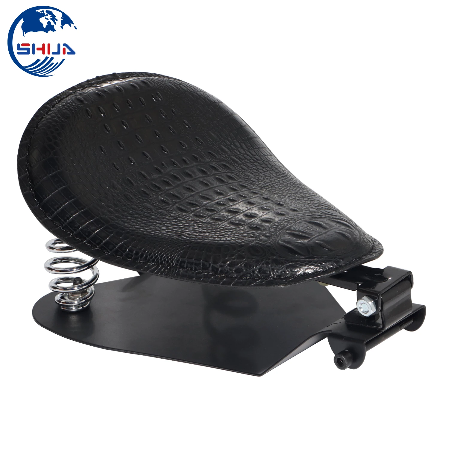 Мотоциклетное соло крокодиловое сиденье для водителя 3 &quotкомплект основания с