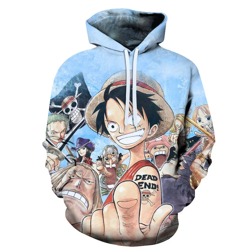 2020 новейшие худи аниме из одного куска ткани хип хоп толстовки с капюшоном