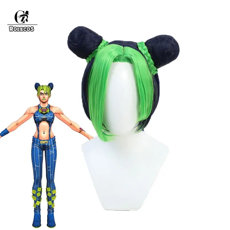 Парик для косплея по аниме Невероятные приключения Джоджо ROLECOS длинные волосы