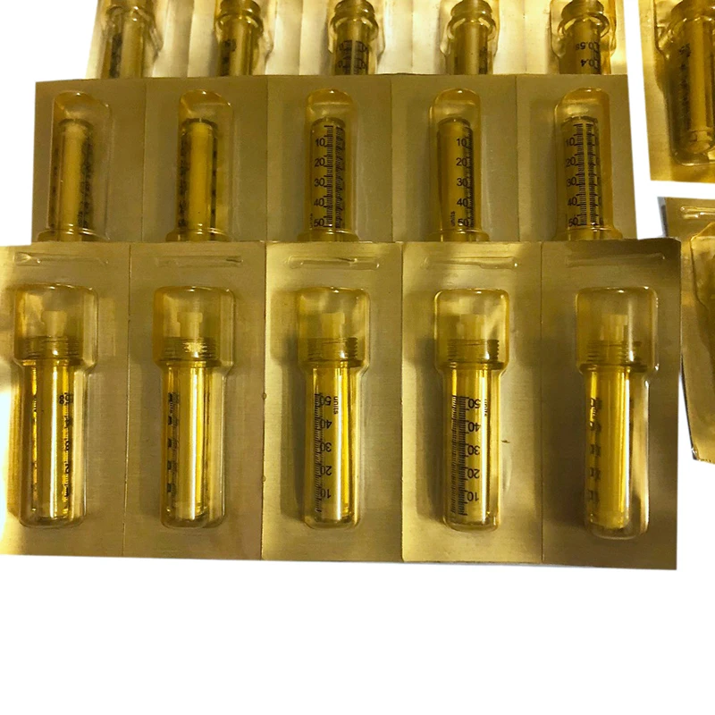 

0.5Ml 50 Pcs Syringe Ampoule Head Disposable Sterile Ampoule Head For Hyaluron GUn Hyaluron Pen High Pressure Wrinkle Removal Wa