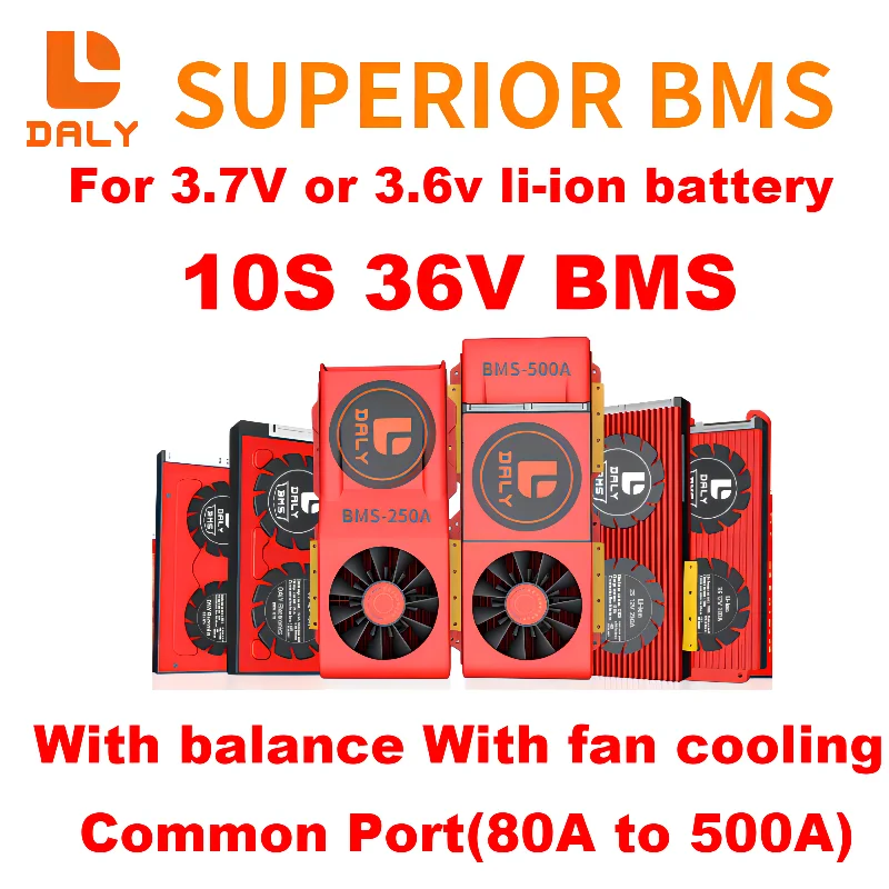 

Daly BMS 10s 36V 80A To 500A литий-ионная Защитная плата для 3,6 v или 3,7 v системы управления батареей. Высокая интенсивность непрерывной работы.