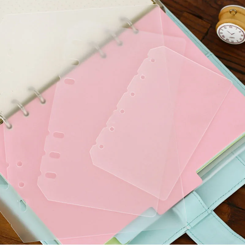 Матовая пластина A5 PP для защиты внутренней бумаги разделитель планировщика