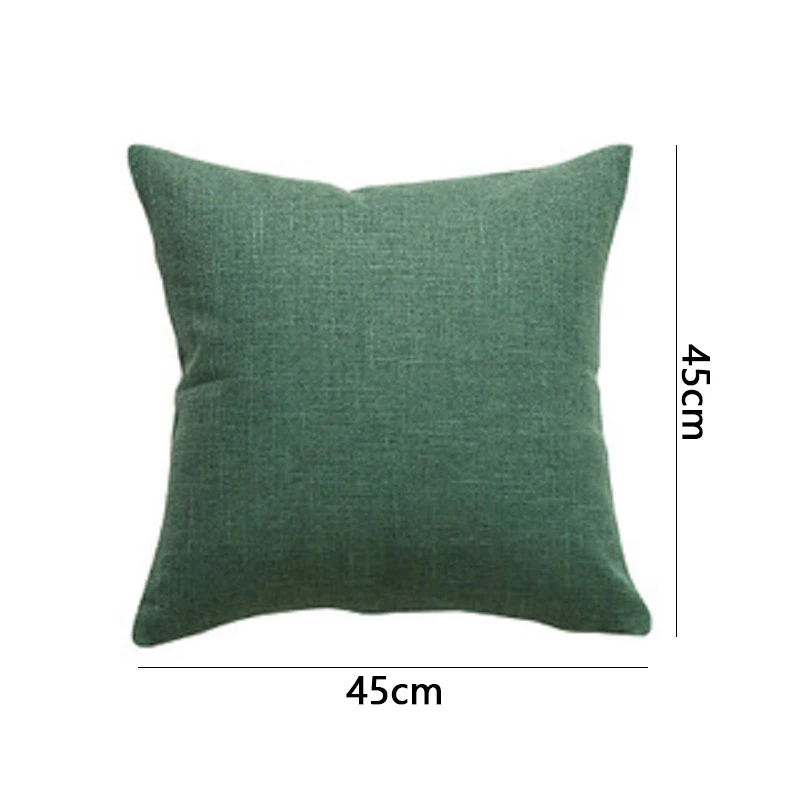 

1PC Pillow Cover With Tassel High Quality Pillowcsae Cotton And Linen Cushion Case For Sofa Seat Home Decoration 45*45cm