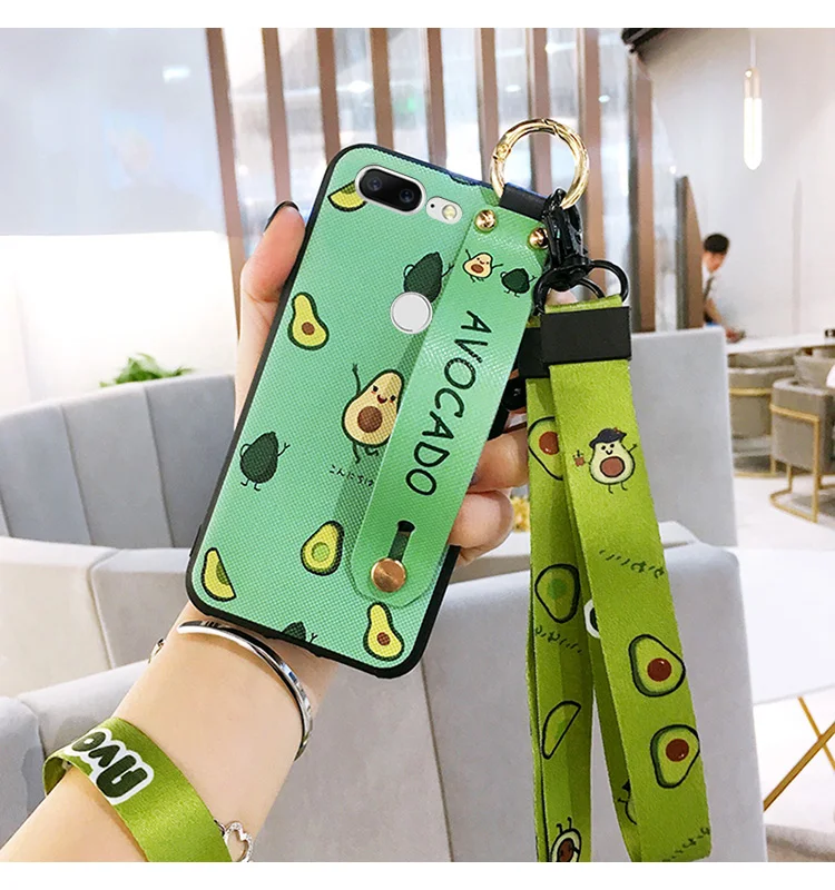 As shown in Oneplus 7 pro милый ремешок на запястье с монстрами Мягкий ТПУ чехол для телефона для Oneplus 3 3T 1+ 5 5T One plus6 6T 1+ 7 Чехол-держатель+ игрушка+ ремни - Цвет: As shown in