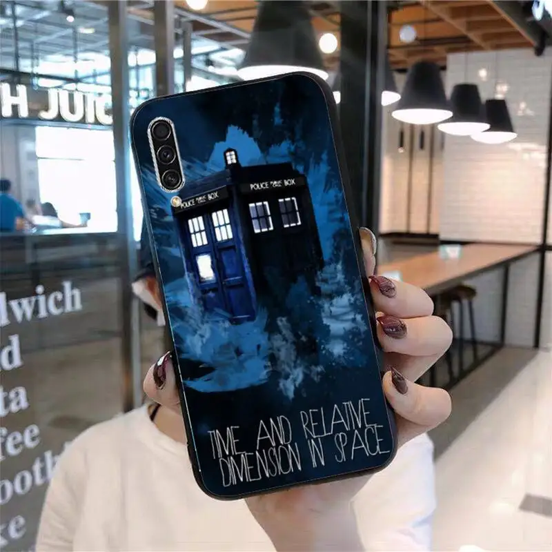 

Tardis Box Doctor Who Phone Case For Samsung A40 A50 A51 A71 A20E A20S S8 S9 S10 S20 Plus note 20 ultra 4G 5G