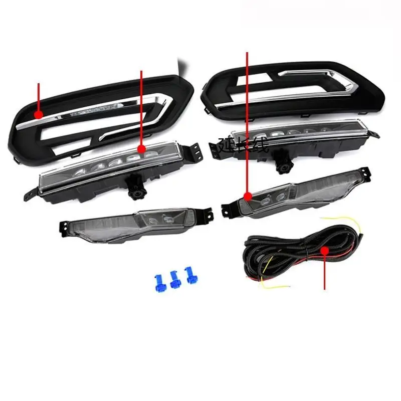 Автомобильные ходовые огни боковые поворотники Светодиодные фары Drl передние