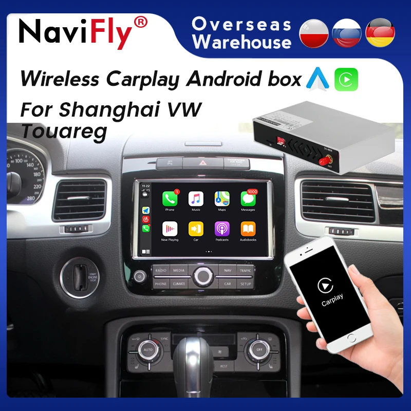 Car Multimedia Video universal Navigation Android Box Wireless Carplay For Volkswagen VW Touareg support Mirror-Link camera | Автомобили и