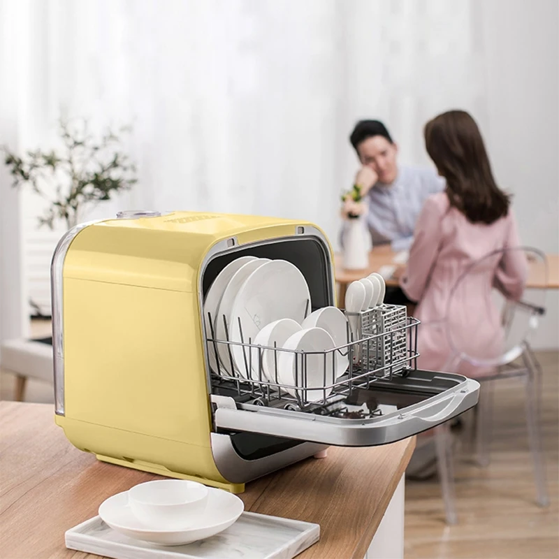 Verkauf Stand-alone-spülmaschine Automatische Haushalts Desktop Mini Kleine Intelligente Geschirr Maschine Freies Installation