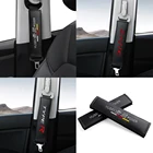 12 шт. для Honda Mugen TYPER CIVIC эмблема автомобильный чехол из углеродного волокна для ремня безопасности Наплечная Защитная Подушка автомобильный защитный коврик для ремня безопасности