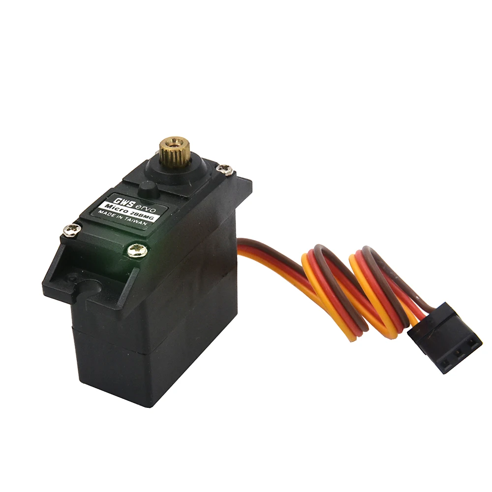 GWS Оригинальный Micro 2BBMG Mini Servo 0 14 сек/60 6 4 кг см 27 г металлическая шестерня|Детали и