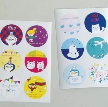 

12 шт./лот, Корейская Милая Уплотнительная наклейка в виде главной улицы, креативная наклейка «сделай сам», многофункциональная декоративна...