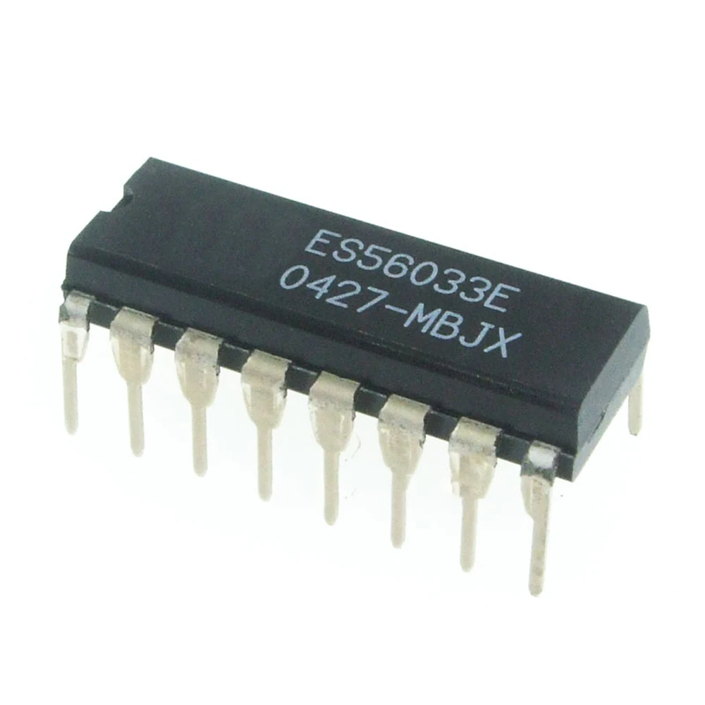 

5 шт. ES56033E DIP16 ES56033 DIP-16 DIP Echo/surround sound обработка цифрового реверберации IC