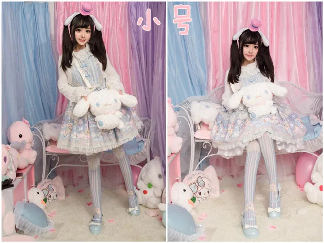 Lolita Cute Cinnamoroll плюшевая сумка через плечо молодая девушка студентка японская