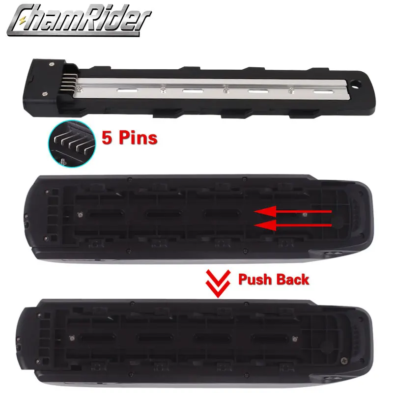 Корпус для аккумулятора 36 В 48 блок 52 в чехол вертикальная вниз трубка 13S 7P 10S 9P 14S 6P