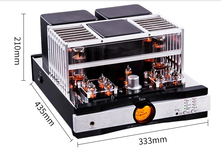 Ламповый усилитель звука YAQIN MS-20B Bluetooth 5 0 6J1 6Z4 EL34 CSR8675 HiFi комбинированный
