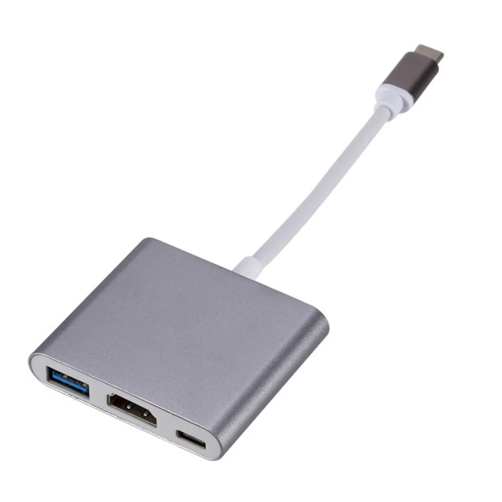 Многофункциональный Конверсионный кабель USB 3.1 Type C для передачи данных PD HDMI
