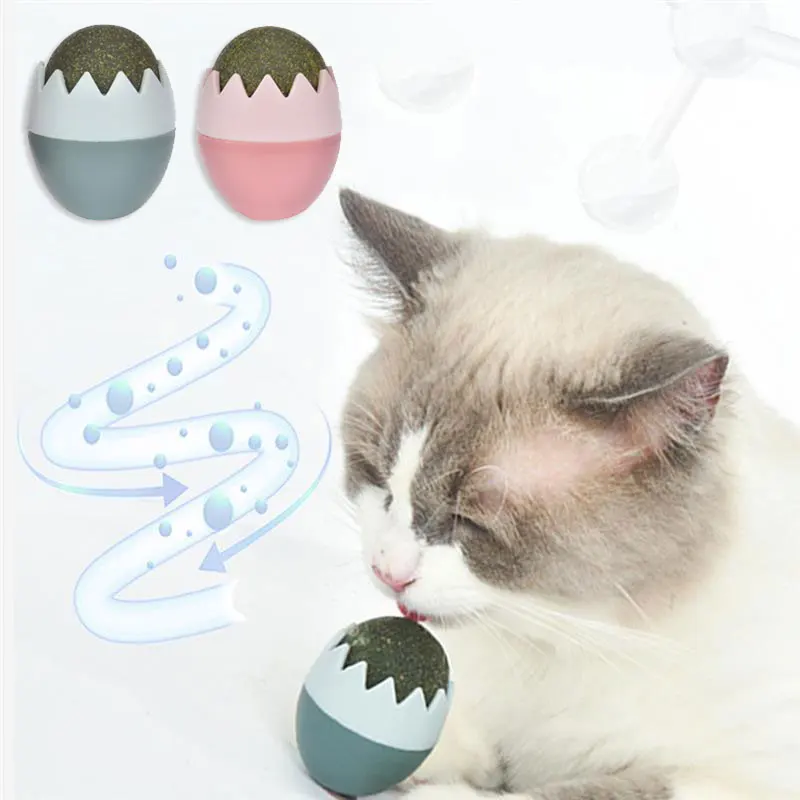 Игрушка в форме кошачьей мяты в виде яиц, игрушка для котят, устойчивая к укусам продукция для домашних животных, рвота, Аксессуары для кошек...