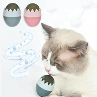 eggshell shape cat catnip toy for kitten bite resistant pet products vomiting cat accessories interactive cat toys pet supplies