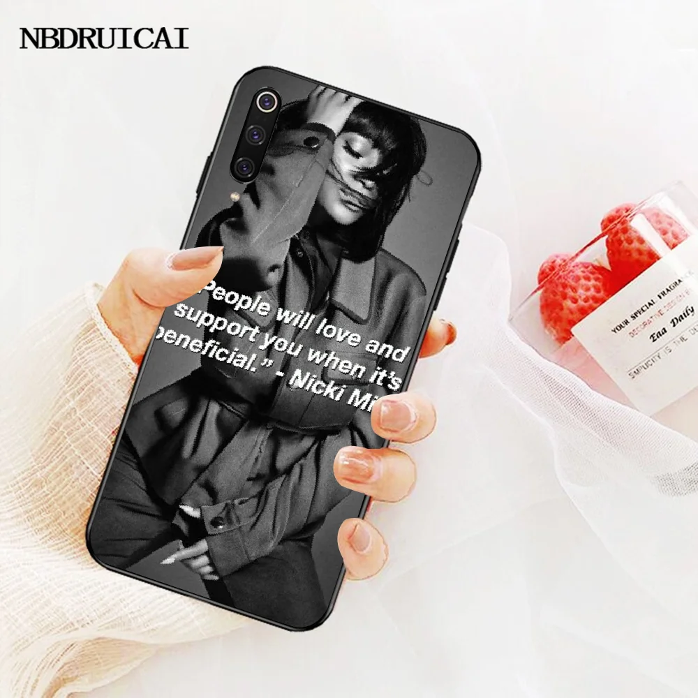 PENGHUWAN Nicki Minaj оригинальный мягкий силиконовый черный чехол для телефона Redmi Note 8 8A 7