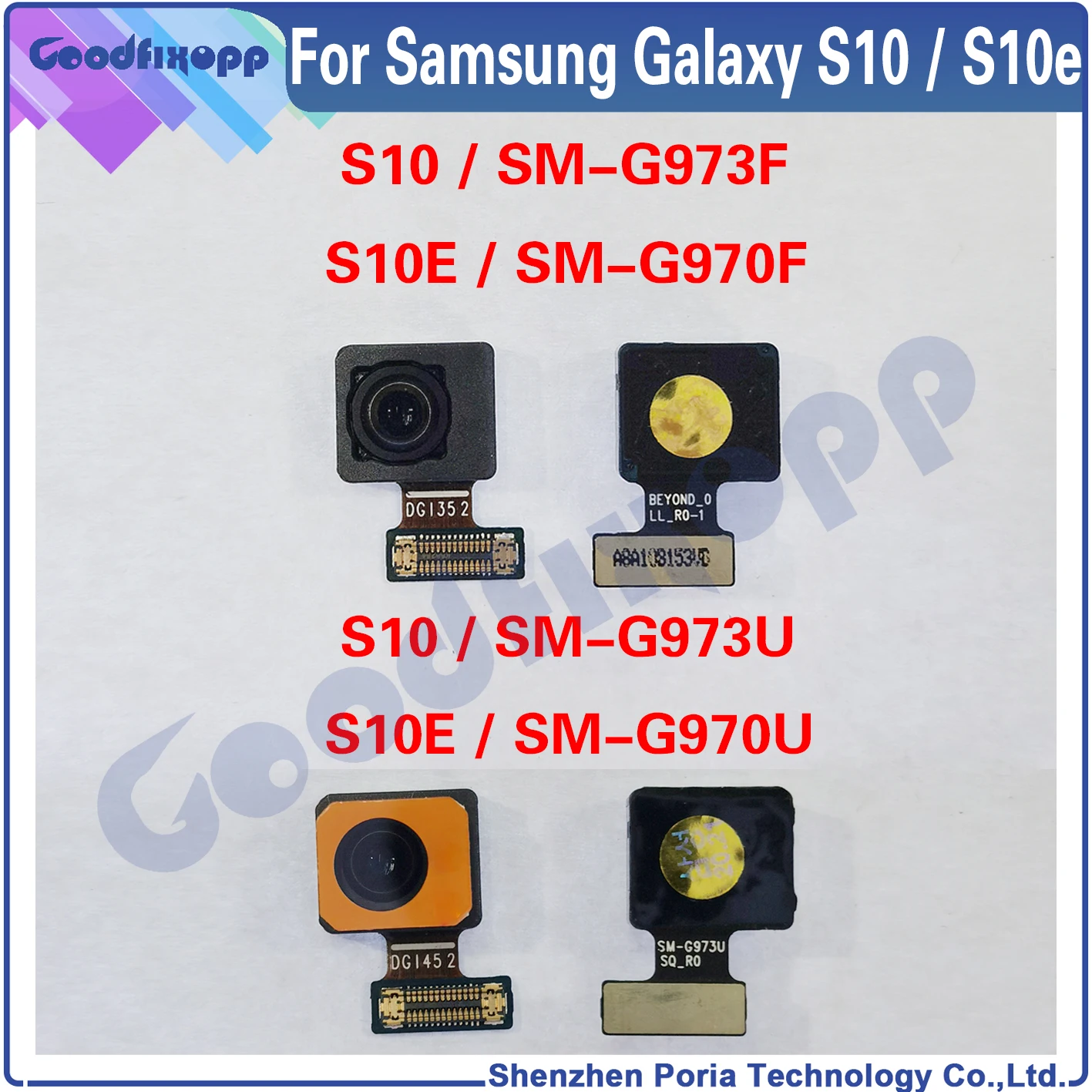 100% тест AAA для Samsung Galaxy S10 G973F G973U модули камеры телефона модуль передней маленькая
