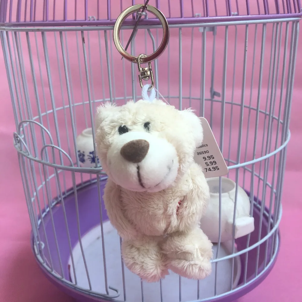 Брелок для ключей из немецкого шарфа медведя 12 см плюшевые игрушки подвеска