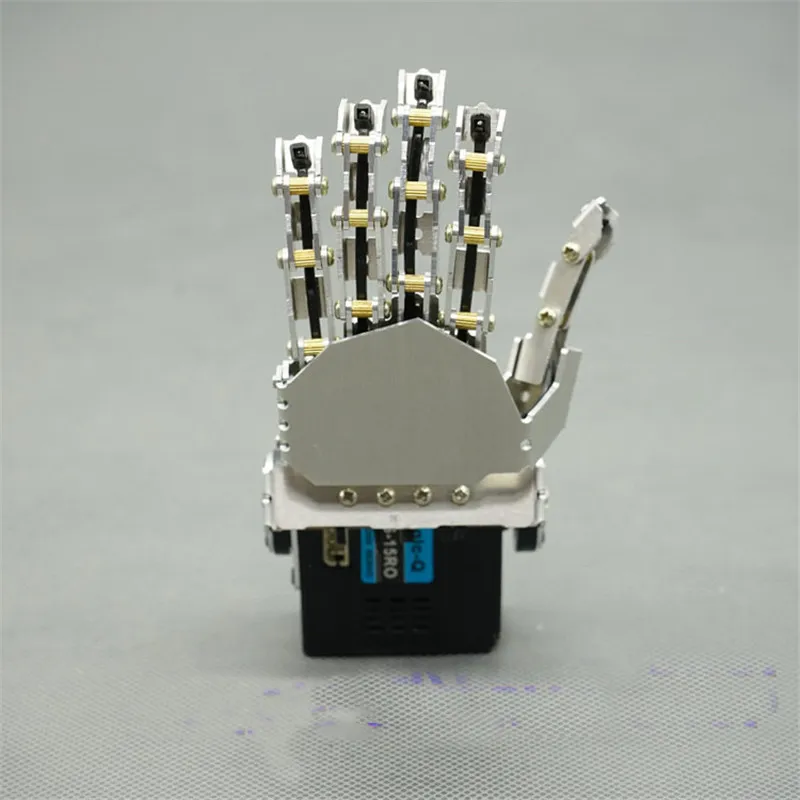 

Robot Hand-Five Fingers/Metal Manipulator Arm/Mini Bionic Hand/Humanoid Robot Arm/Gripper/Car Accessories/Left for arduino kit