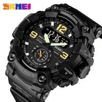 skmei brand sport watch men waterproof dual display military chronograph watches shock resistant alarm clock montre homme 1637