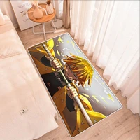 3d cartoon demon slayer kimetsu no yaiba kitchen carpet bedroom living room floor mats rug home entrance doormat indoor bath mat