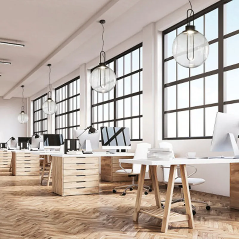 

Simple glass bubble Nordic bar restaurant lighting creative art designer tea room restaurant cafe chandelier