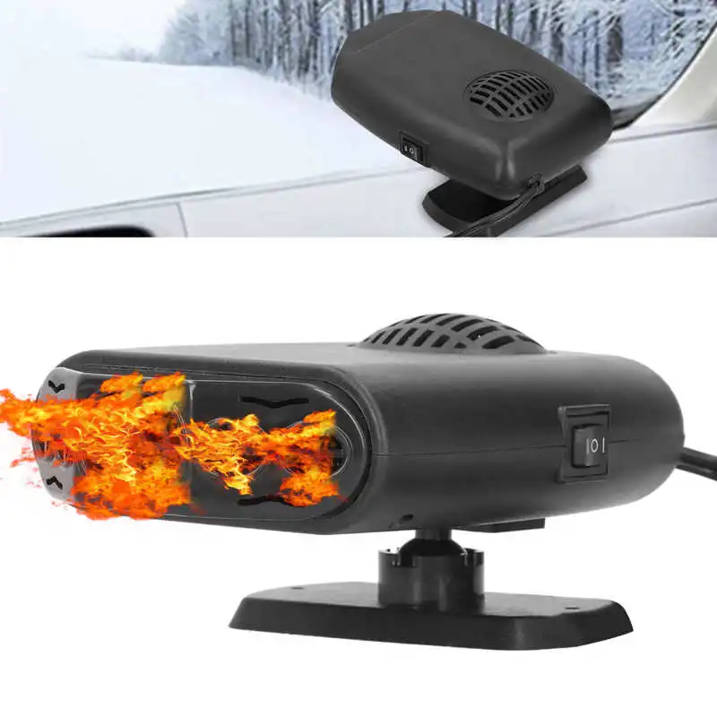 

Car Heater Heating Warmer Frost Removal Demister Low Noise 12V 120W W/Thermal Switch