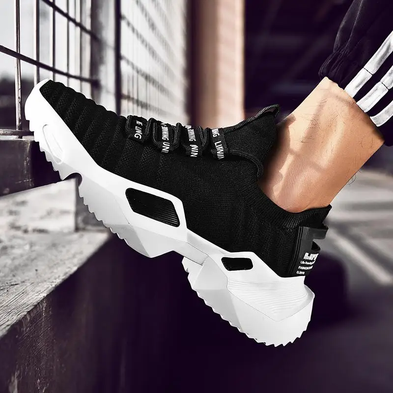 

Running Shoes Sport Shoes Men Comfortable Mesh Outdoor Thick Bottom Shoes Masculino Shoes Zapatos Hombre Sneakers Men Red Sox