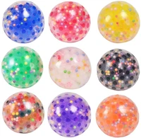 sensory stress ball toy set 9 pack squishy squeeze balls filled with water beads fidget toys decompress kids adults adhd autism