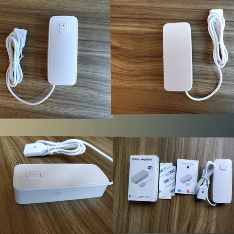 

Tuya WIFI Smart Life Home Water Leakage Sensor Independent Leak Alarm Detector Flood Alert Overflow Smart Home Security System