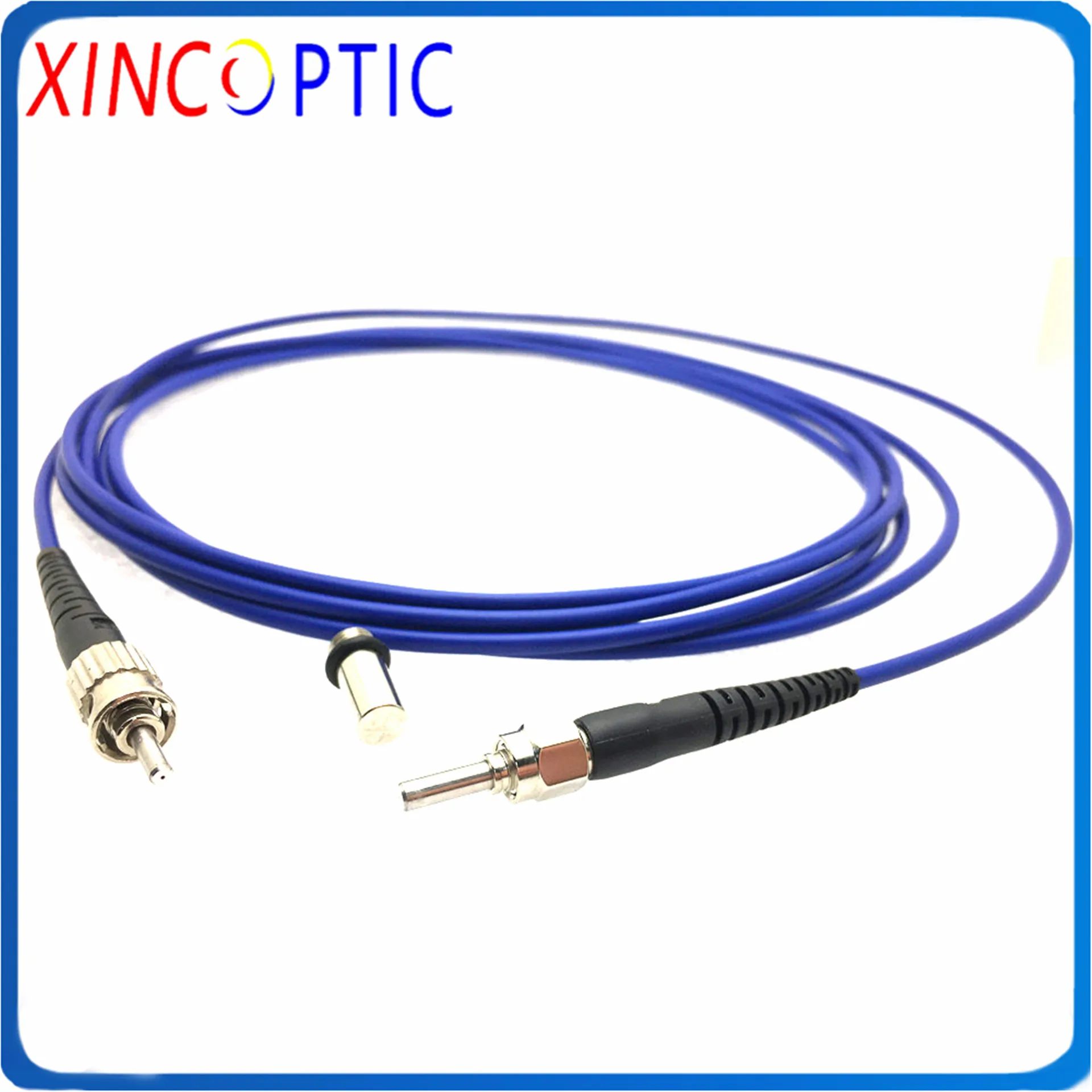 Многомодовый армированный оптоволоконный патч корд из чистого кремнезема 400 мкм