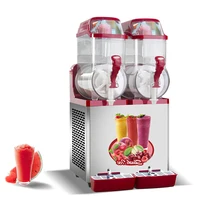 Automatic Ice slushie machine 2 Bowls frozen juice drink machine Slushy Smoothie Maker margarita slush with CE