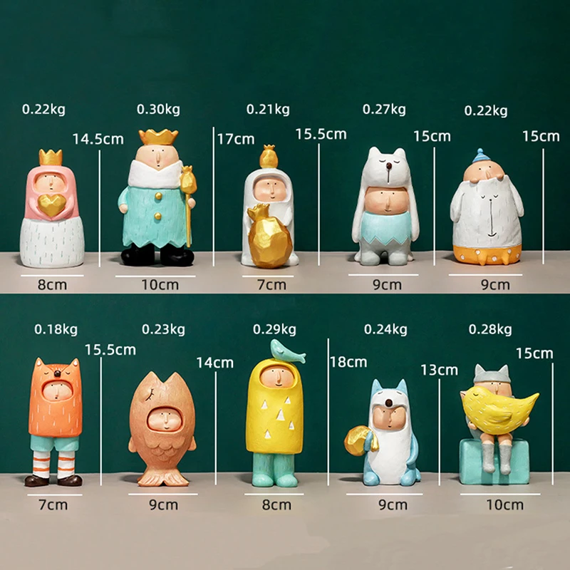 

Hot BJ229 Animal Doll Resin Decoration 2021