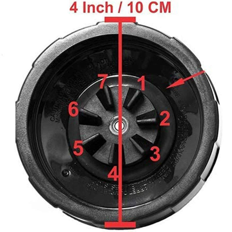 7 плавников блендер Замена нижнего лезвия для ниндзя нутри Авто IQ Pro BL480D запасные