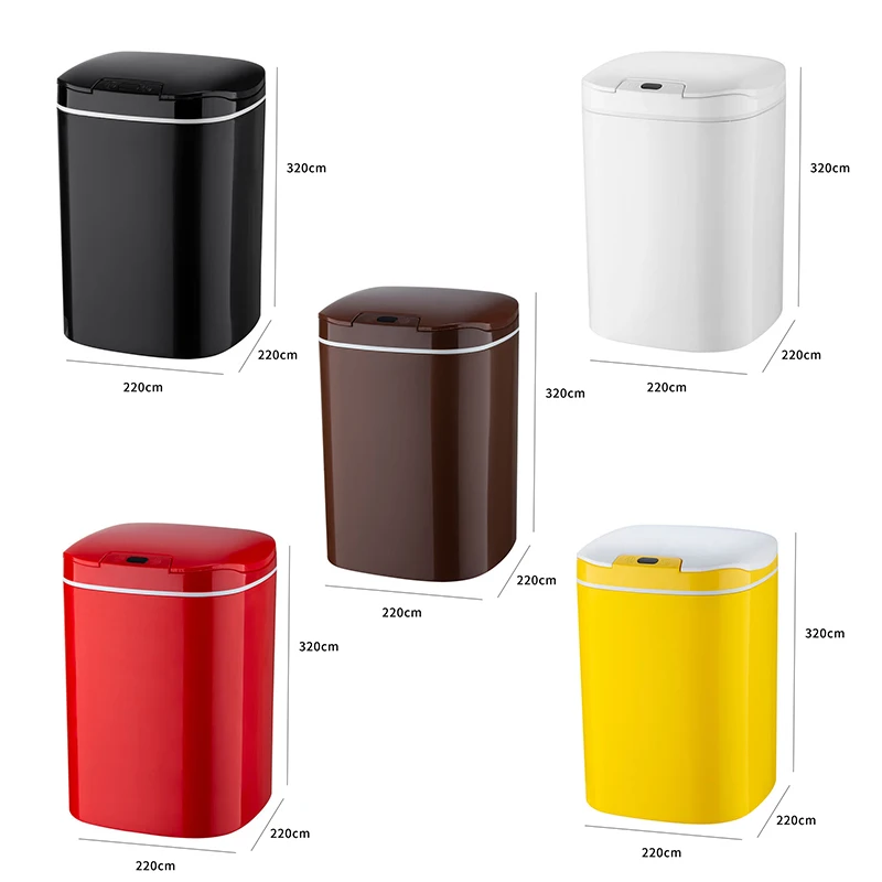 

14L Smart Trash Can Automatic Sensor Dustbin Rechargeable Electric Waste Bin Variety Of Styles Kitchen Garbage Bucket