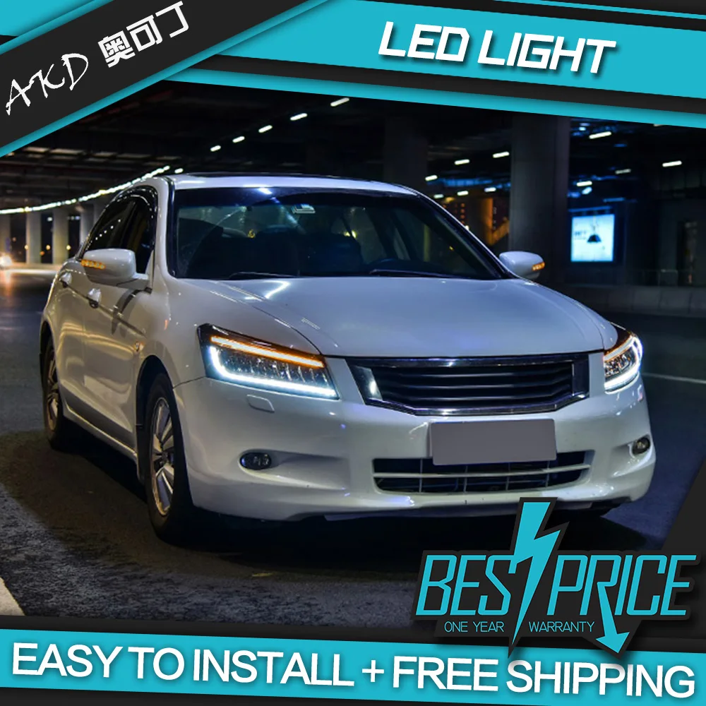 АКД автомобилей Тюнинг головной светильник для Honda Accord G8 2008-2012 s полный