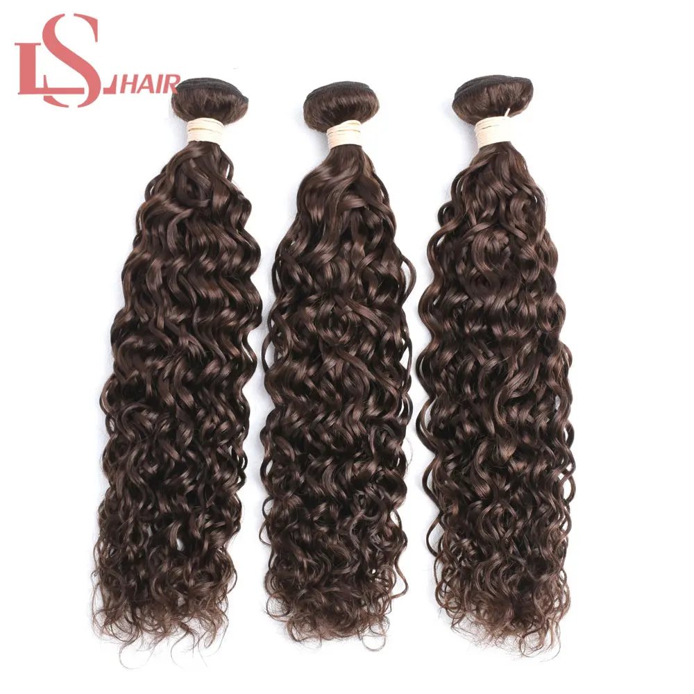 Человеческие волосы средней длины LS hair #4 100 г/пряди|wave bundles|waves weaveswave weave |