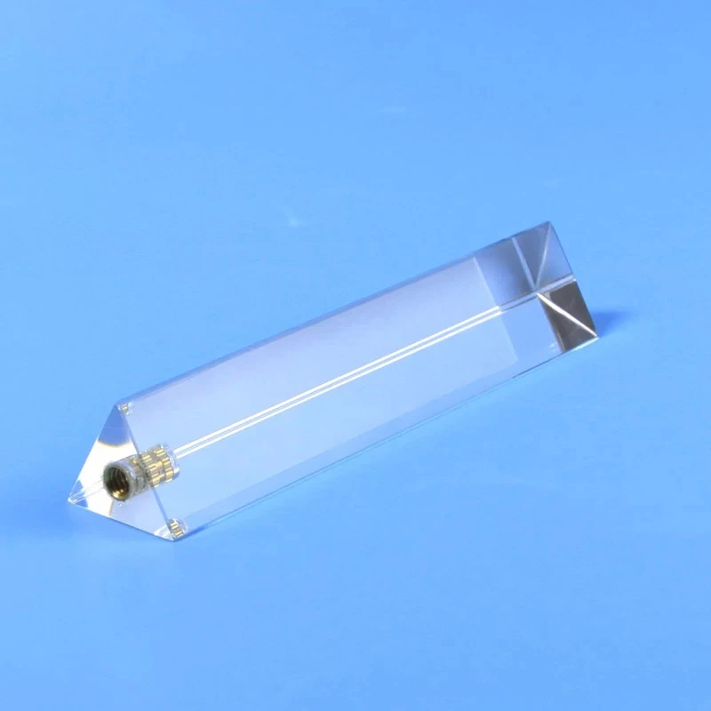 

Photographic Accessories Triangular Prism Perforated Prism with Screws for Rainbow Photography in the Studio