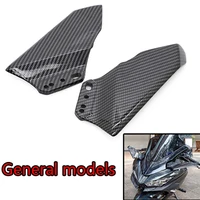 abs carbon fiber universal for bmw s1000rr hp4 2014 2018 s1000rr 2019 2020 r1200gs adventure side wing spoiler motorcycle