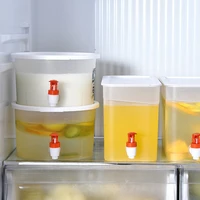 2 5l3 5l water jug with faucet large capacity teapot lemon juice jugs refrigerator cool bucket kitchen heat resistant pitcher